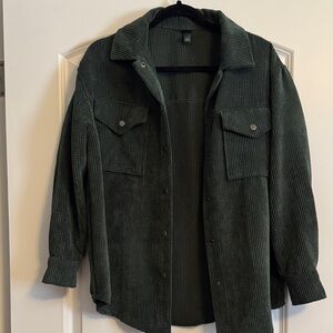 Wild Fable Ribbed Green Top